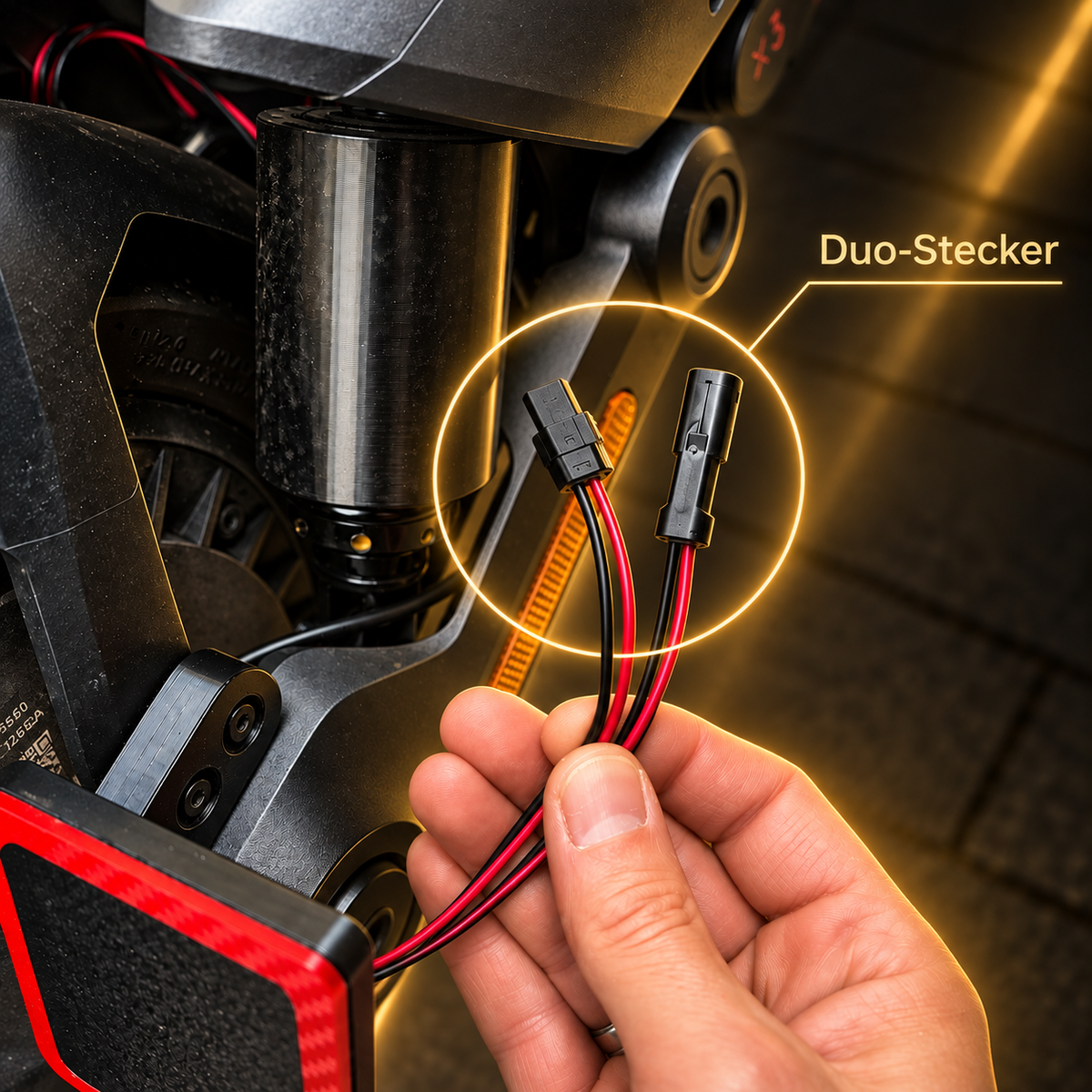 LED Klapp-Kennzeichenhalter – Segway G3 Max