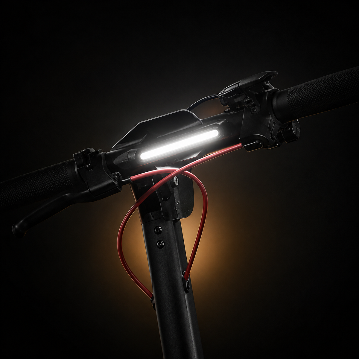 Lightbar Frontlicht montiert am Segway G3 Max / F3 im Scooter-Customs Design